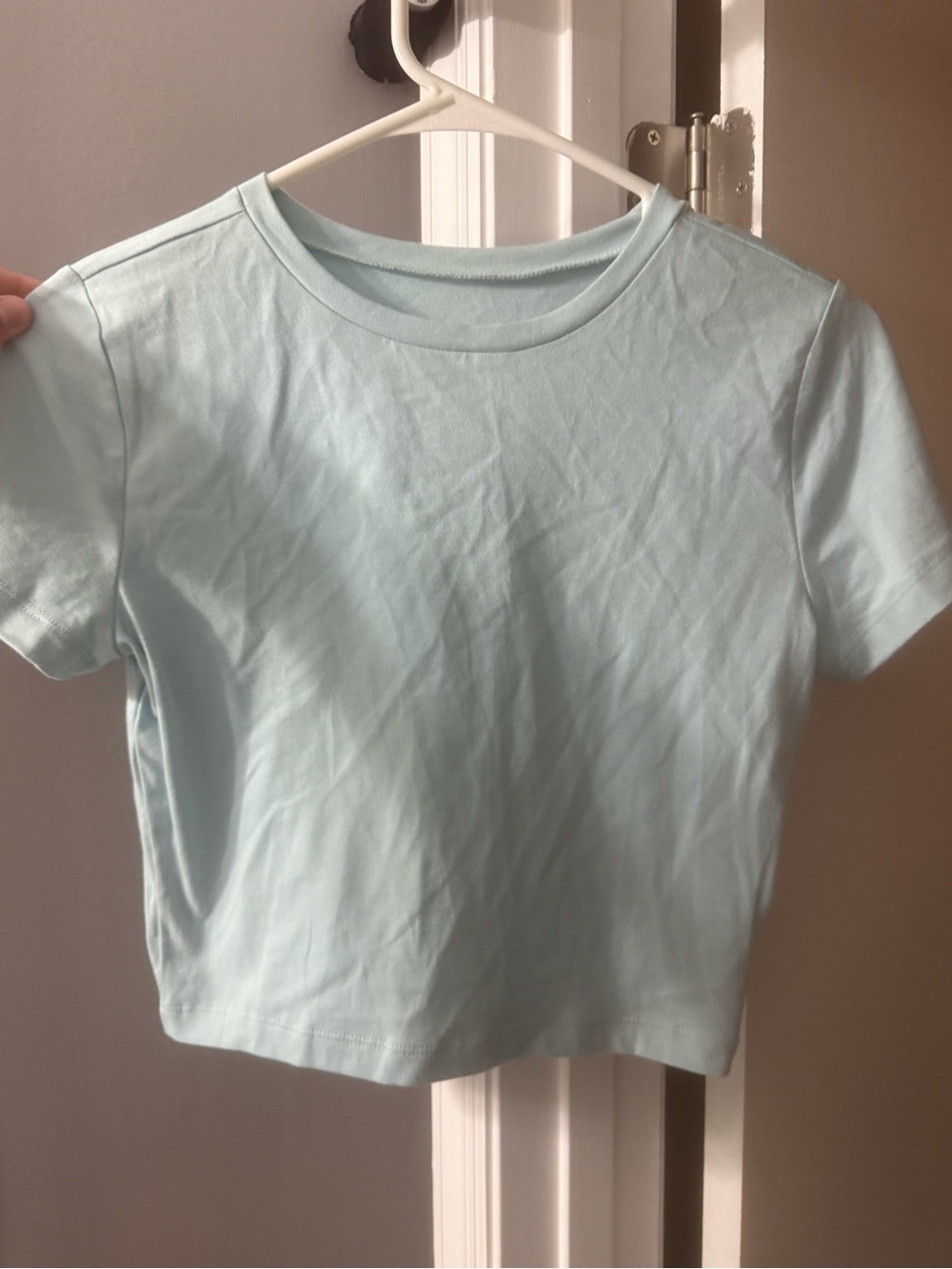 Wild Fable Light blue Short Sleeve crop Tee